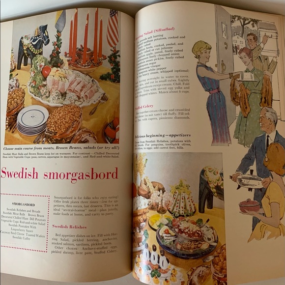 Better Homes and Gardens "Holiday Cook Book" Special Occasions Vintage 1950s - Picture 4 of 14